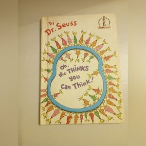 Dr. Seuss Vintage Oh The Thinks You Can Think Story Book